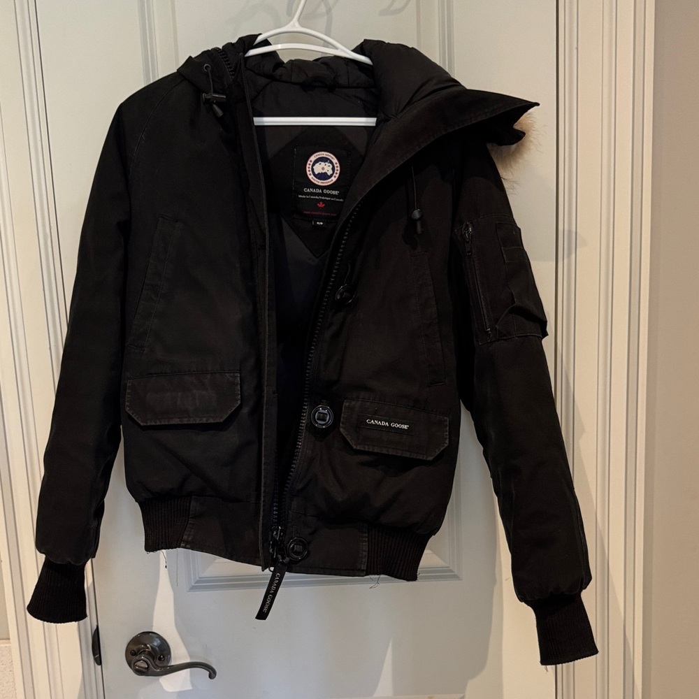 Canada Goose Black Bomber Jacket
